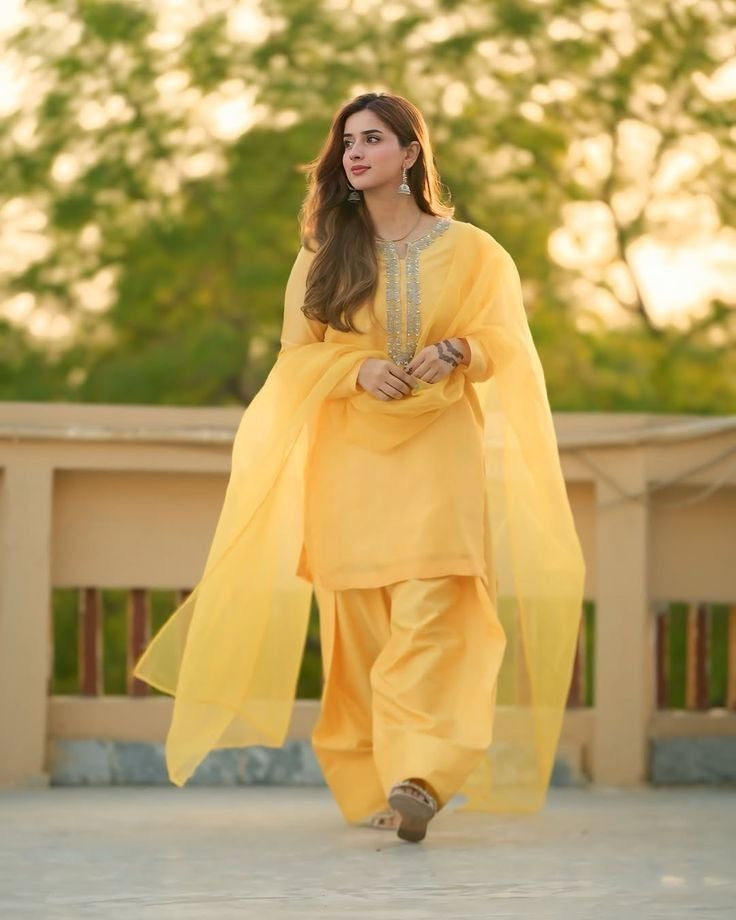 Soft silk farshi set